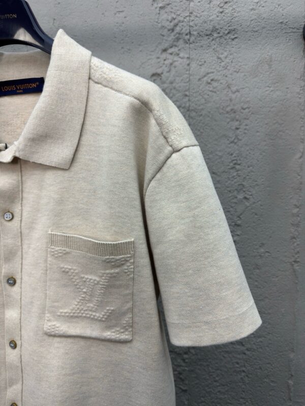 LOUIS VUITTON DARK WOOL POLO SHIRT - 图片 7
