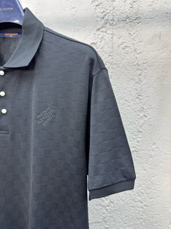 LOUIS VUITTON PIQUÉ PLAID POLO SHIRT - 图片 9