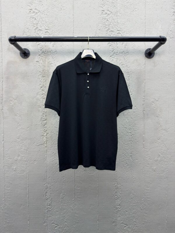 LOUIS VUITTON PIQUÉ PLAID POLO SHIRT