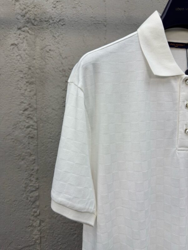 LOUIS VUITTON PIQUÉ PLAID POLO SHIRT - 图片 7