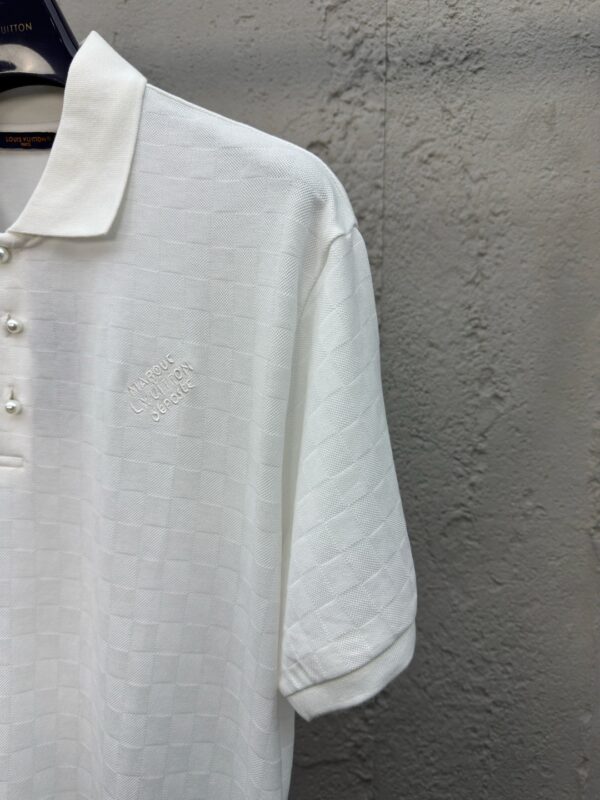 LOUIS VUITTON PIQUÉ PLAID POLO SHIRT - 图片 6