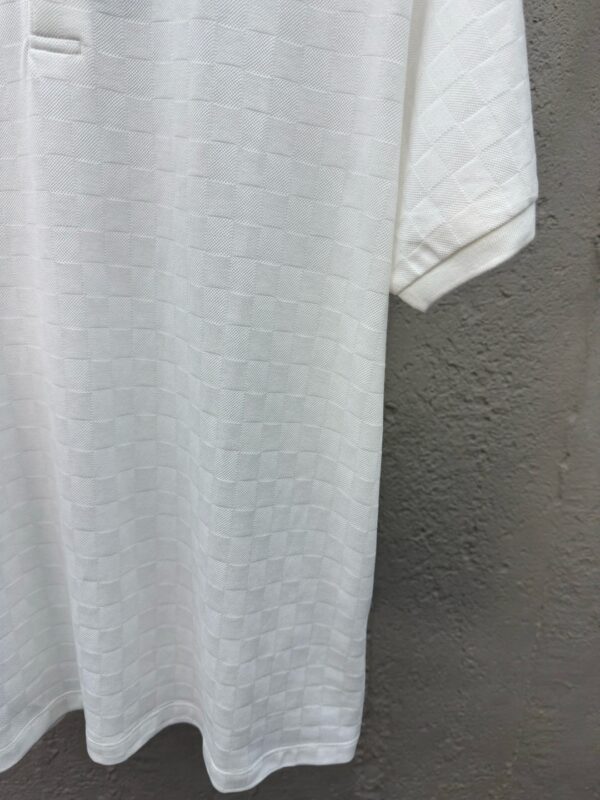 LOUIS VUITTON PIQUÉ PLAID POLO SHIRT - 图片 5