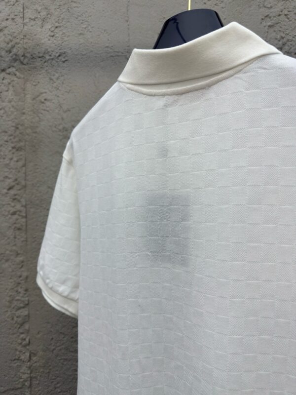 LOUIS VUITTON PIQUÉ PLAID POLO SHIRT - 图片 3