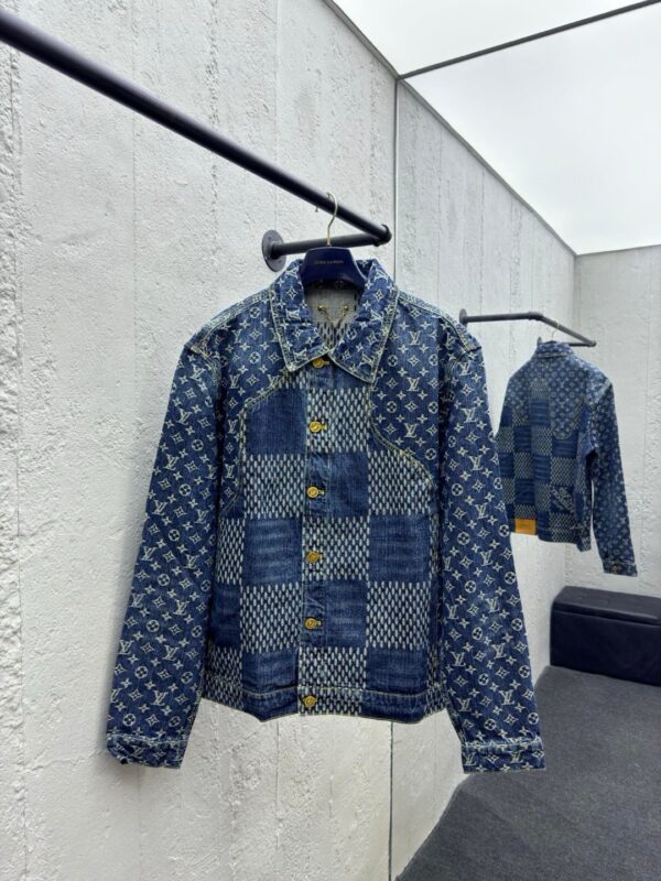LOUIS VUITTON Edition Nigo jacquard denim jacket - 图片 12