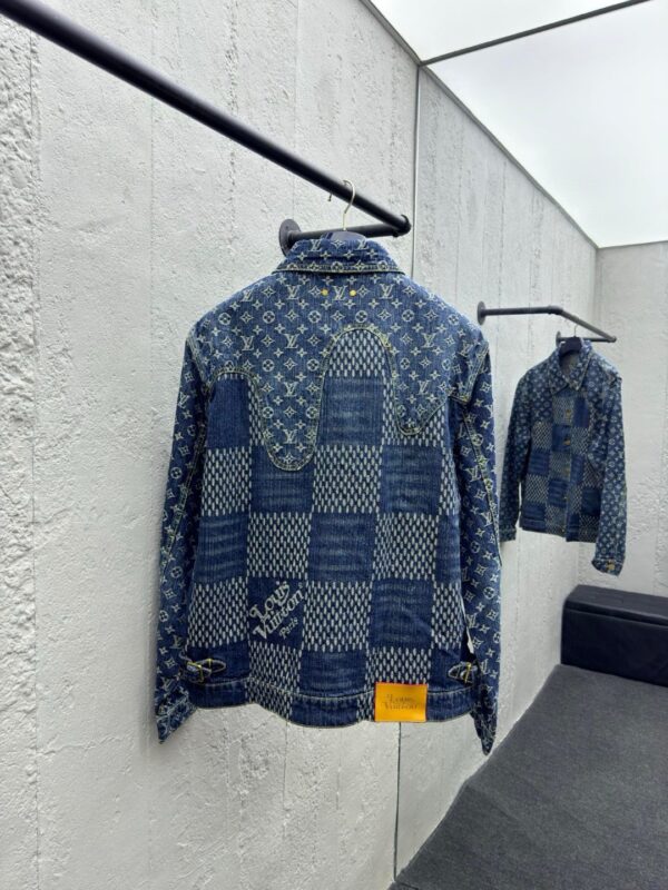 LOUIS VUITTON Edition Nigo jacquard denim jacket - 图片 9