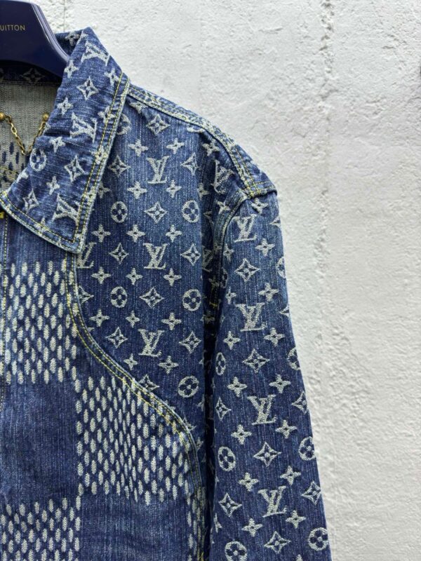 LOUIS VUITTON Edition Nigo jacquard denim jacket - 图片 11
