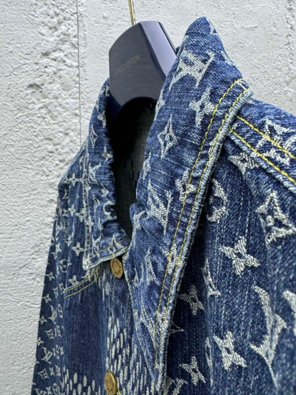 LOUIS VUITTON Edition Nigo jacquard denim jacket - 图片 4