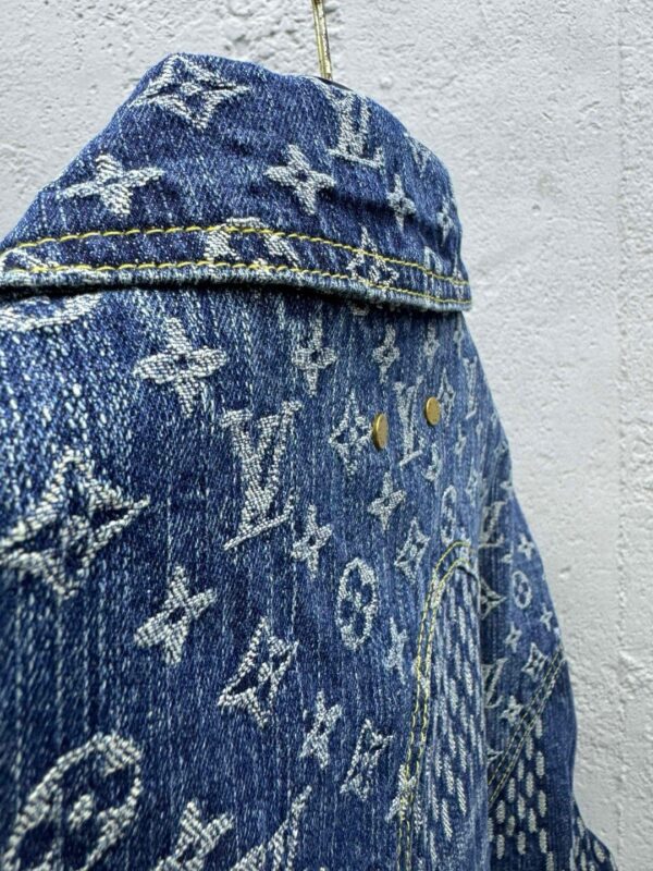 LOUIS VUITTON Edition Nigo jacquard denim jacket - 图片 10