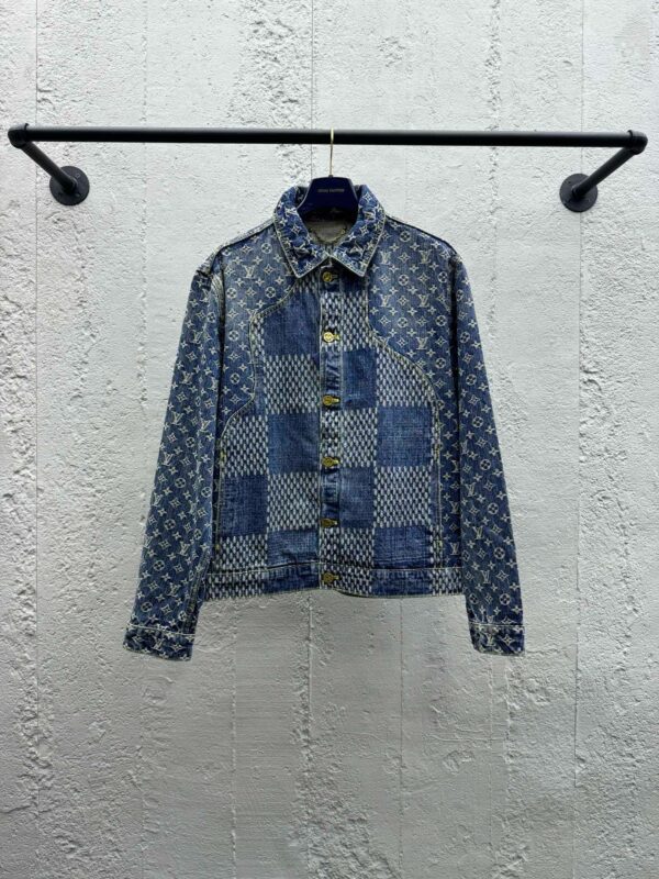 LOUIS VUITTON Edition Nigo jacquard denim jacket