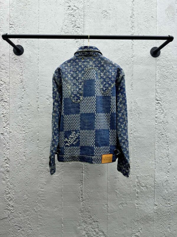 LOUIS VUITTON Edition Nigo jacquard denim jacket - 图片 2