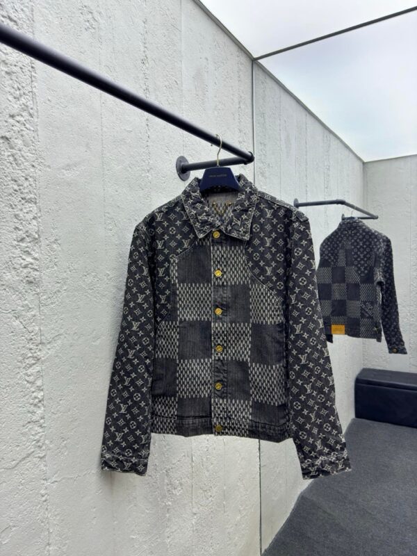LOUIS VUITTON Edition Nigo jacquard denim jacket - 图片 12