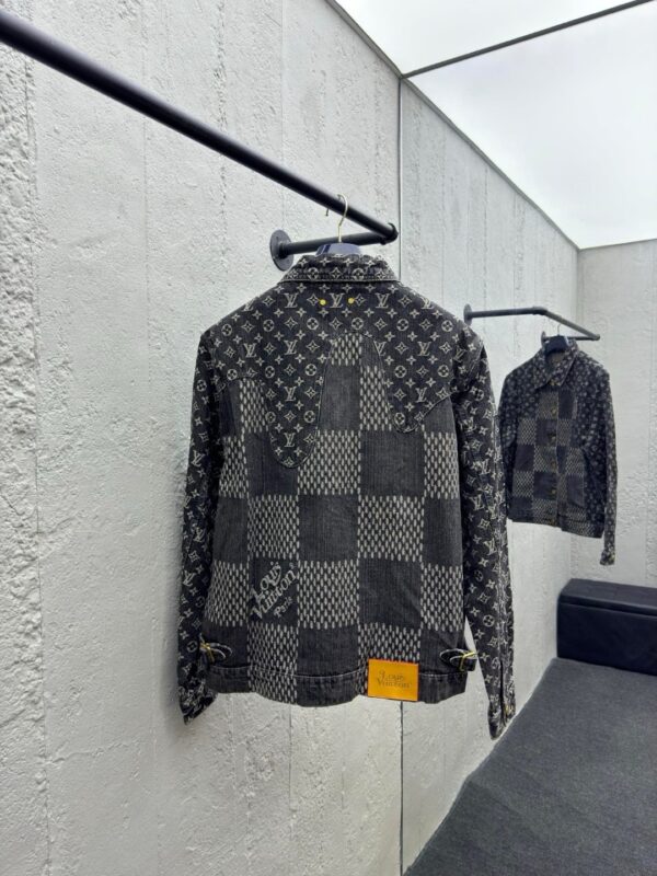 LOUIS VUITTON Edition Nigo jacquard denim jacket - 图片 8