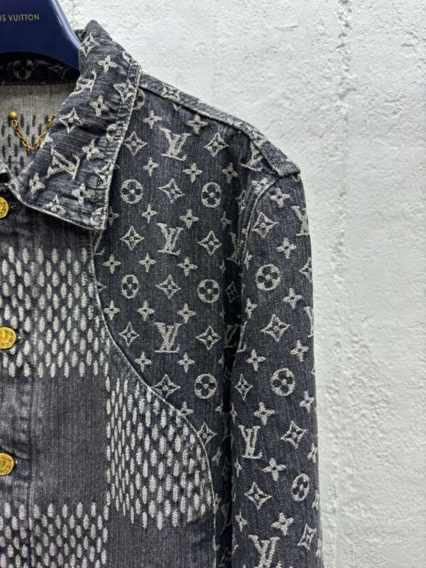 LOUIS VUITTON Edition Nigo jacquard denim jacket - 图片 11