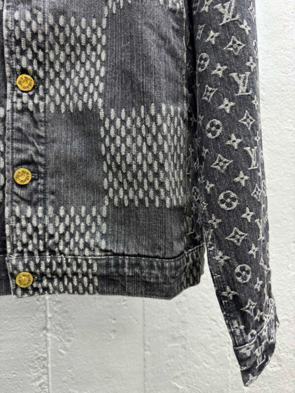 LOUIS VUITTON Edition Nigo jacquard denim jacket - 图片 4