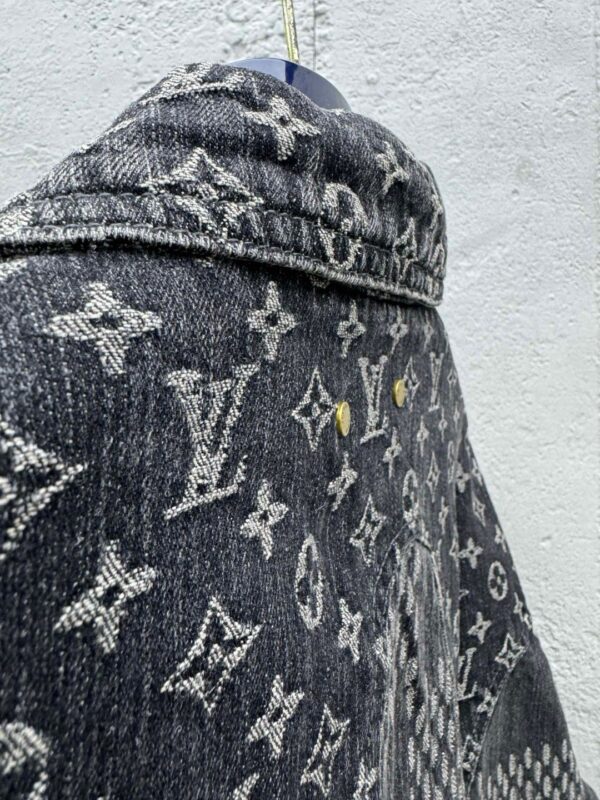 LOUIS VUITTON Edition Nigo jacquard denim jacket - 图片 3